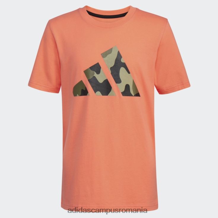 adidas campus romania tricou cu logo camo coral adidas copii coral J266N211652
