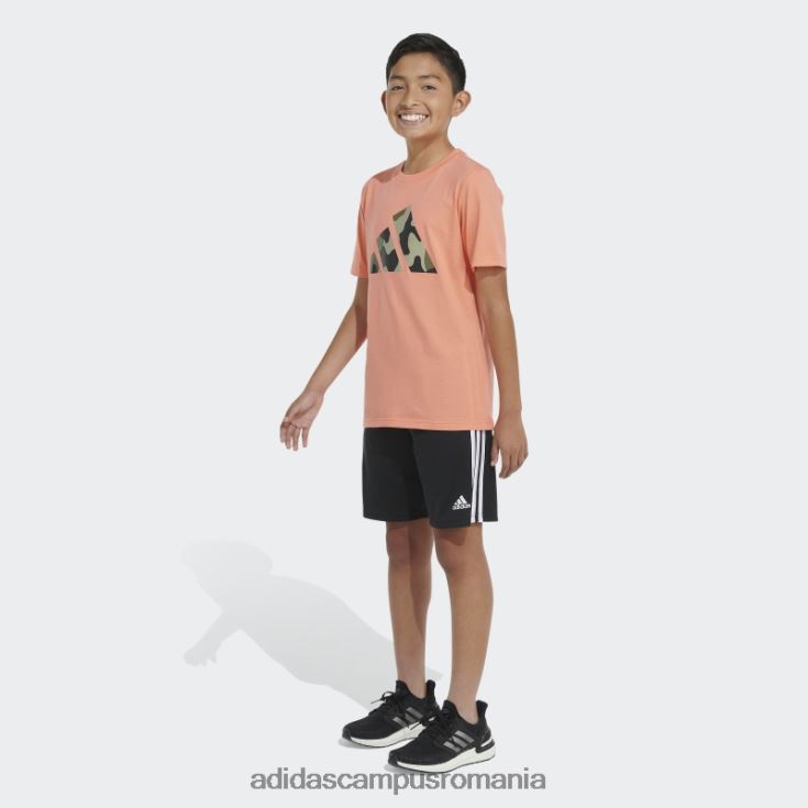 adidas campus romania tricou cu logo camo coral adidas copii coral J266N211652