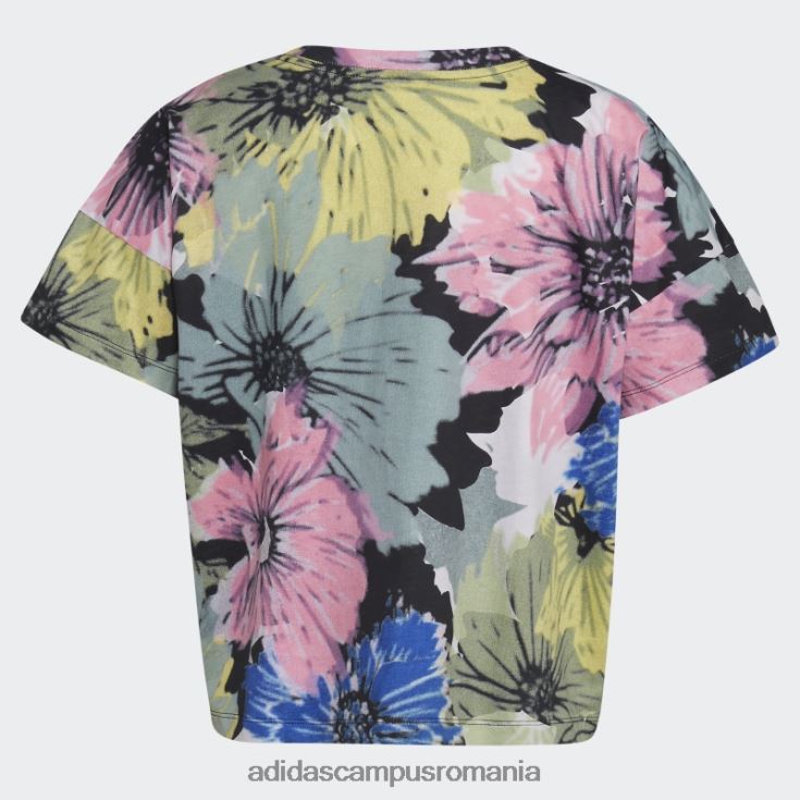 adidas campus romania tricou cu logo supradimensionat cu imprimeu, negru copii negru J266N212157