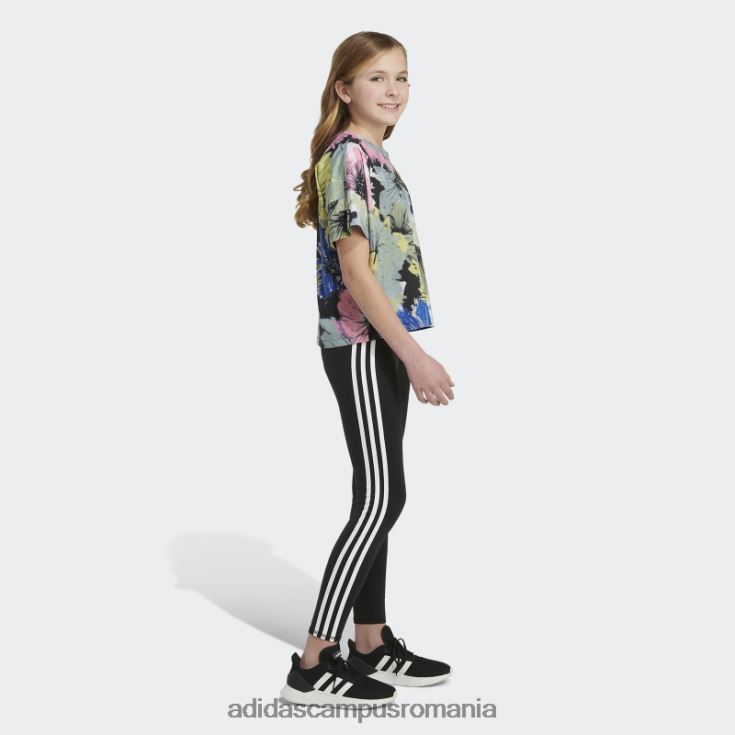 adidas campus romania tricou cu logo supradimensionat cu imprimeu, negru copii negru J266N212157