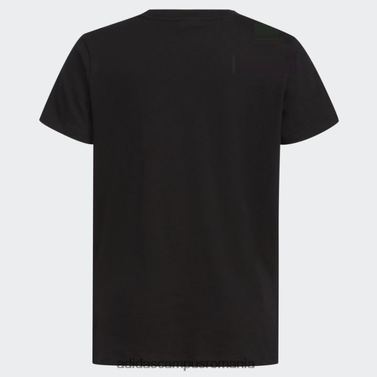 adidas campus romania tricou negru cu aerisire copii negru J266N212160
