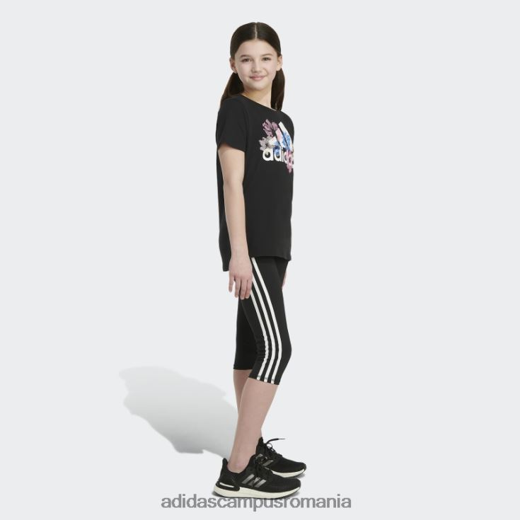 adidas campus romania tricou negru cu aerisire copii negru J266N212160