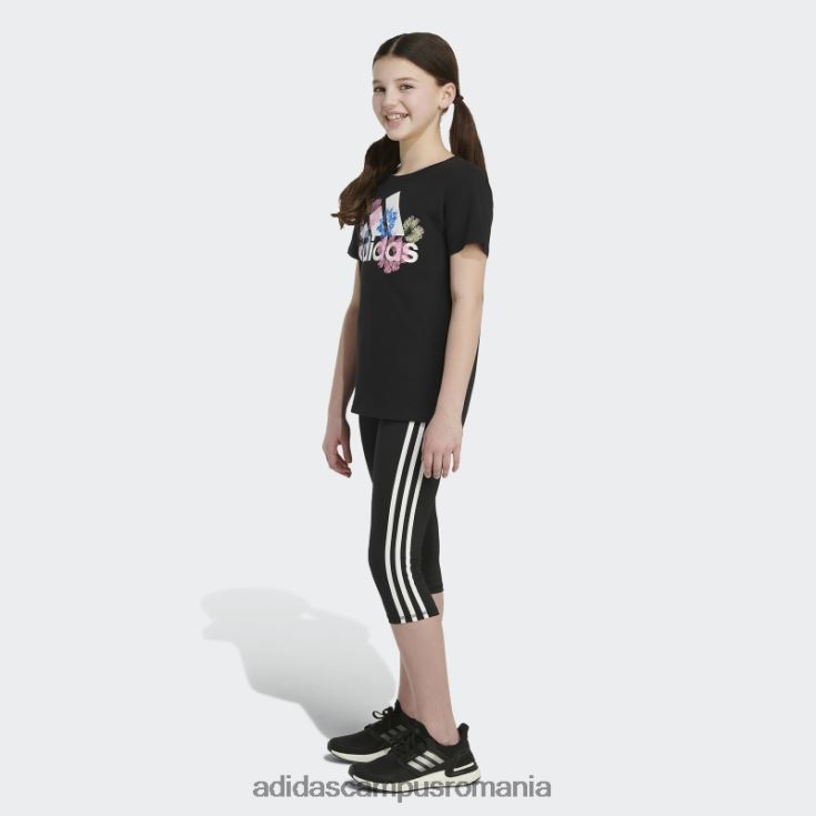 adidas campus romania tricou negru cu aerisire copii negru J266N212160