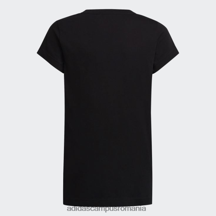 adidas campus romania tricou negru cu imprimeu metalic de dans copii negru J266N212166