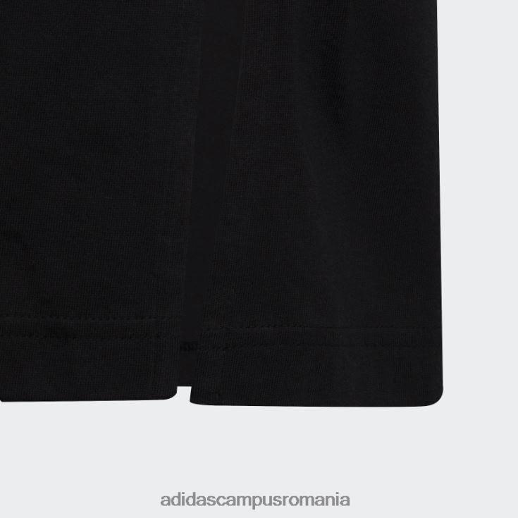adidas campus romania tricou negru cu imprimeu metalic de dans copii negru J266N212166