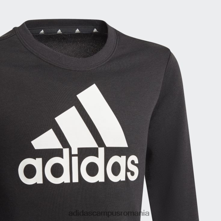 adidas campus romania hanorac esentiale alb moda copii alb negru J266N23483