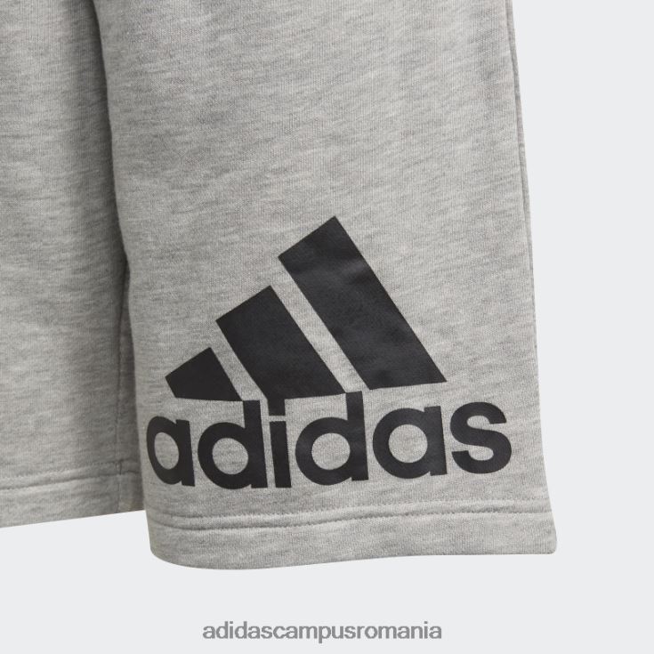 adidas campus romania pantaloni scurți gri mediu essentials fierbinți copii gri mediu/negru J266N23427