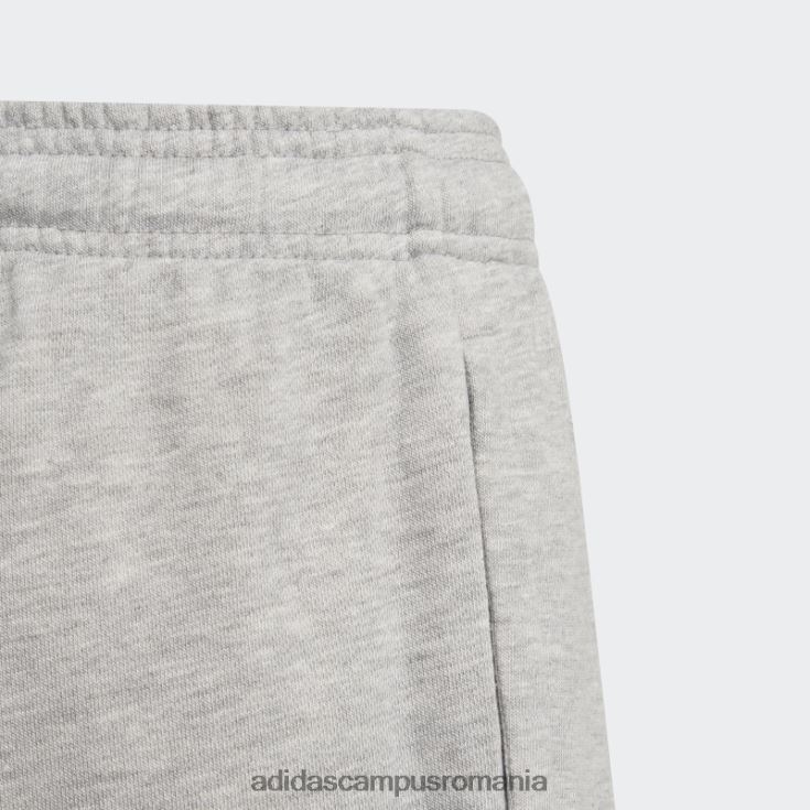 adidas campus romania pantaloni scurți gri mediu essentials fierbinți copii gri mediu/negru J266N23427