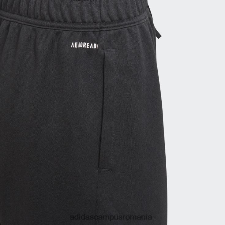 adidas campus romania pantaloni scurți negru cu 2 mișcări copii alb negru J266N23418