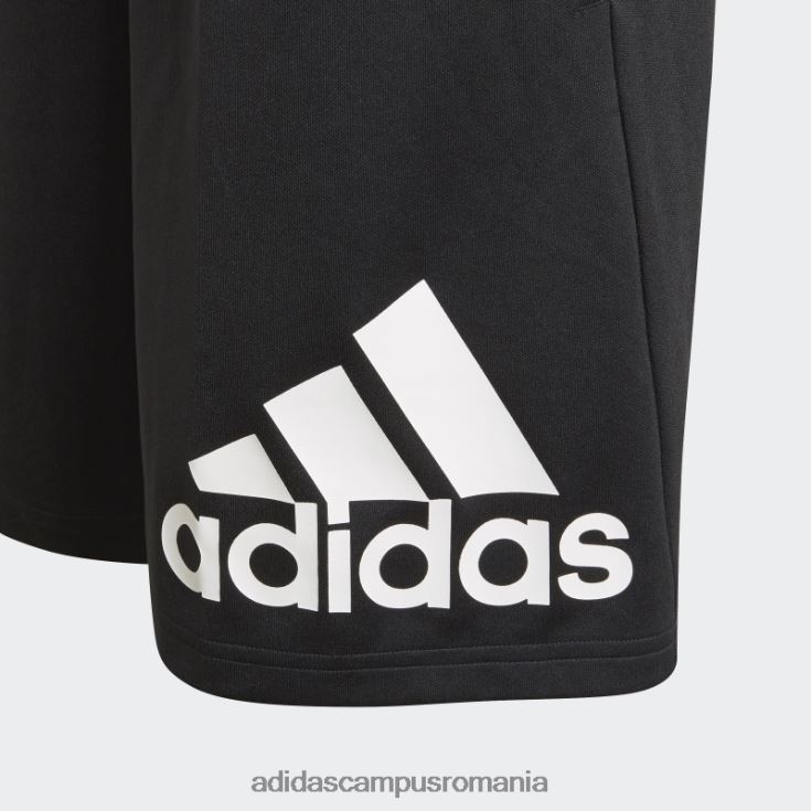 adidas campus romania pantaloni scurți negru cu 2 mișcări copii alb negru J266N23418