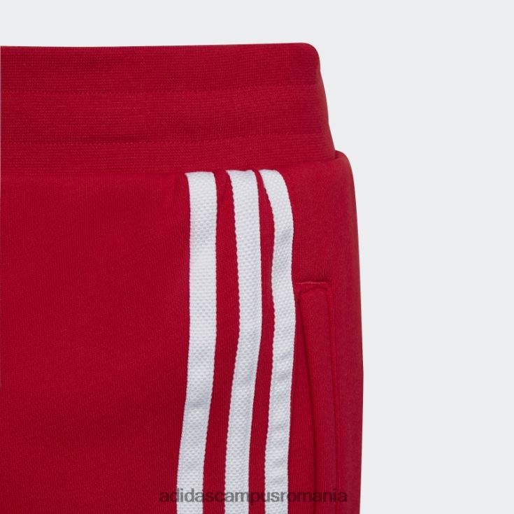 adidas campus romania Pantaloni 3 dungi stacojiu copii stacojiu J266N211672