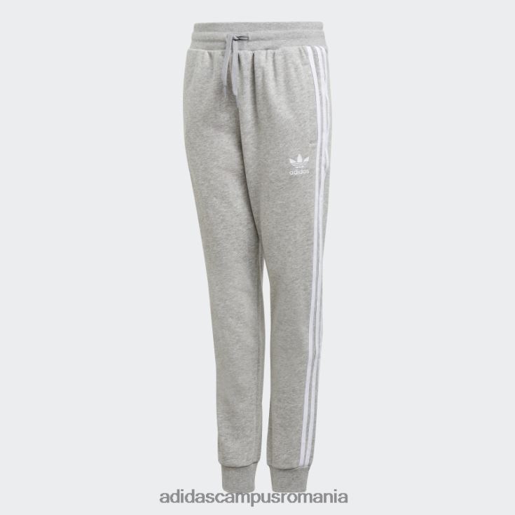 adidas campus romania Pantaloni cu 3 dungi gri mediu copii gri mediu/alb J266N211576