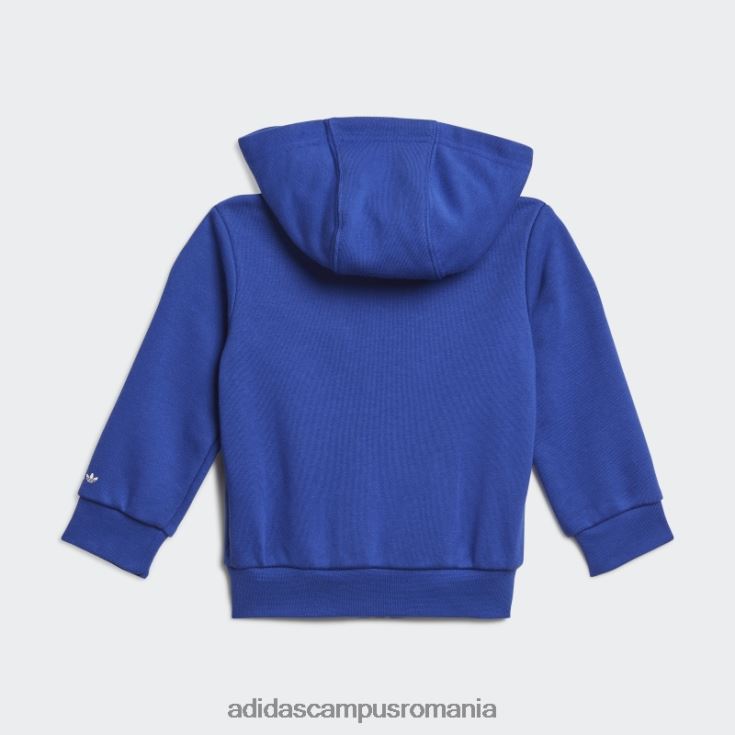 adidas campus romania Set de hanorace adicolor cu fermoar, albastru îndrăzneț copii albastru îndrăzneț J266N219034