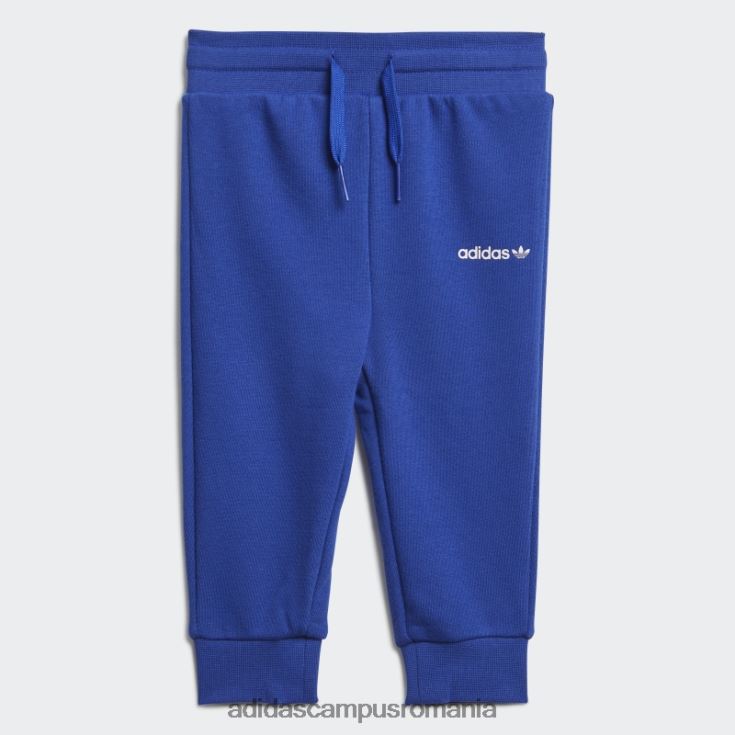 adidas campus romania Set de hanorace adicolor cu fermoar, albastru îndrăzneț copii albastru îndrăzneț J266N219034