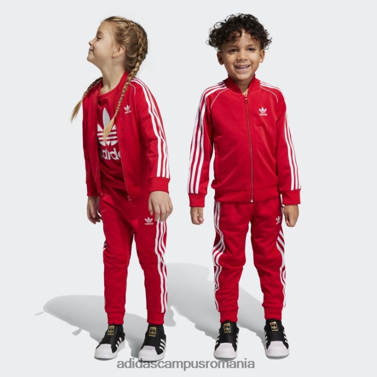 adidas campus romania Trening adicolor scarlet sst adidas copii stacojiu J266N211631