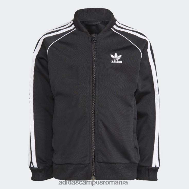 adidas campus romania Trening adicolor sst alb copii alb negru J266N23438