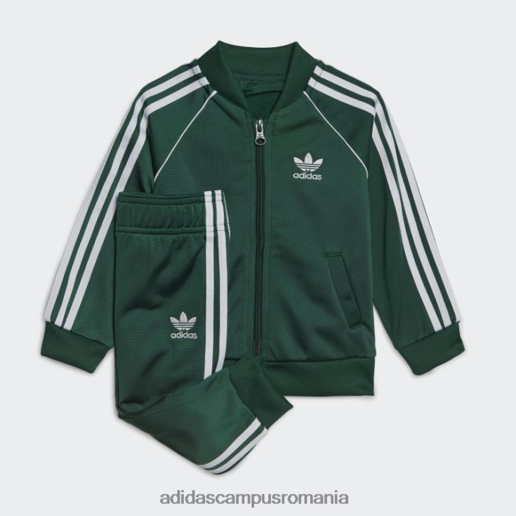 adidas campus romania Trening adicolor sst verde inchis copii verde inchis J266N218280