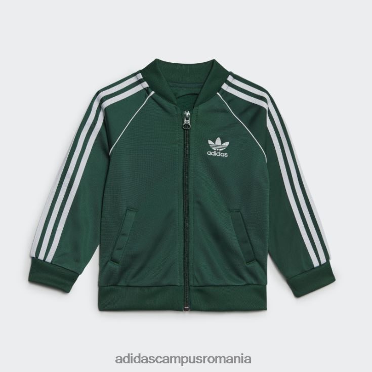 adidas campus romania Trening adicolor sst verde inchis copii verde inchis J266N218280