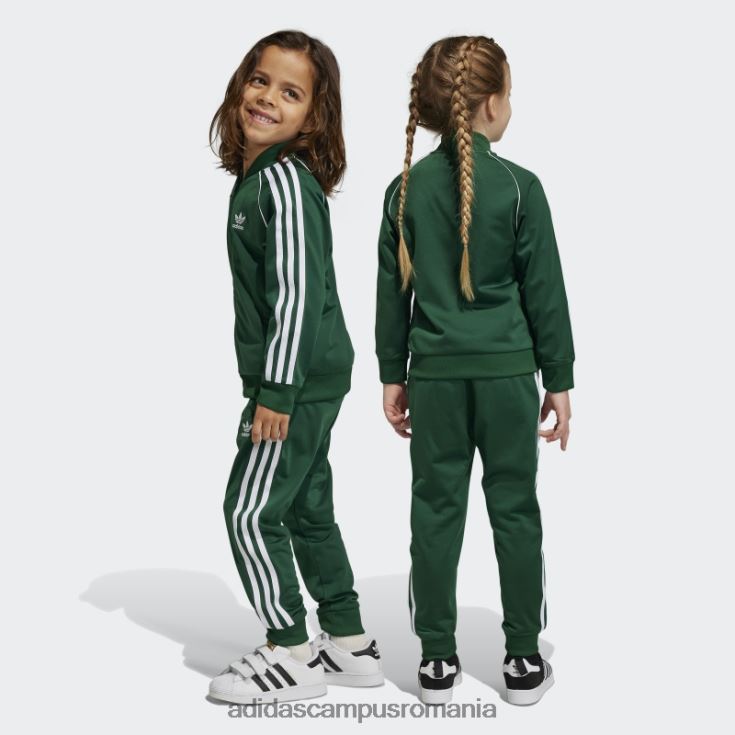 adidas campus romania Trening adicolor sst verde închis copii verde inchis J266N23383