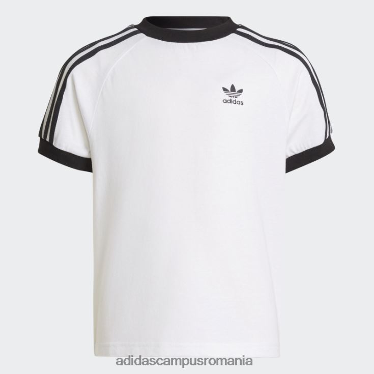 adidas campus romania Tricou adicolor 3 dungi alb copii alb J266N218535