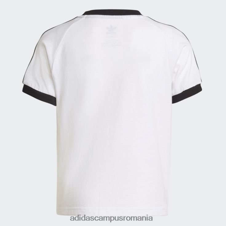 adidas campus romania Tricou adicolor 3 dungi alb copii alb J266N218535
