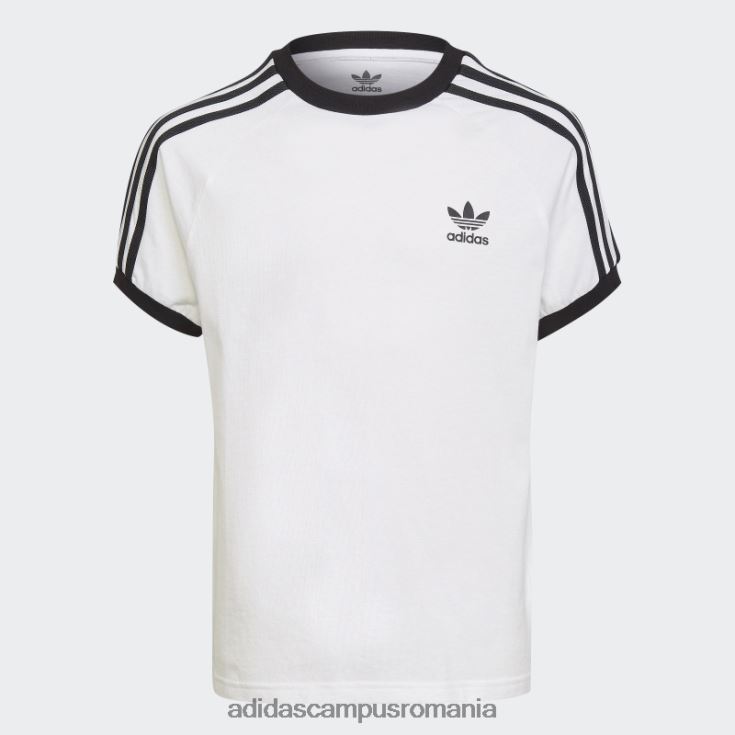 adidas campus romania Tricou adicolor cu 3 dungi alb copii alb J266N211929