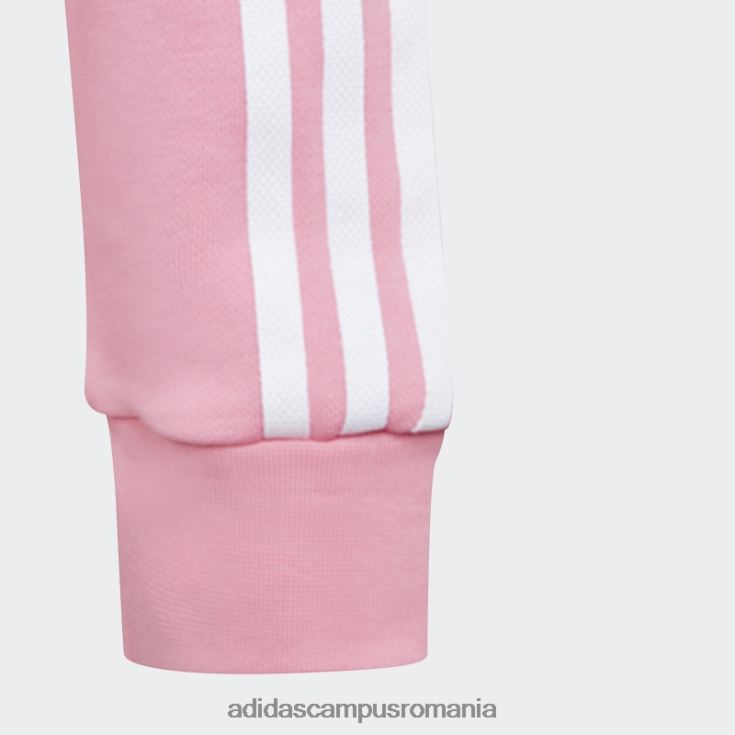 adidas campus romania adicolor cropped roz cu glugă adidas copii roz J266N211643