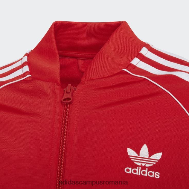 adidas campus romania adicolor sst track top roșu adidas copii rosu alb J266N218906