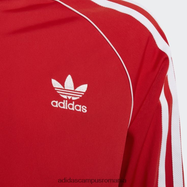 adidas campus romania adicolor sst track top roșu adidas copii rosu alb J266N218906