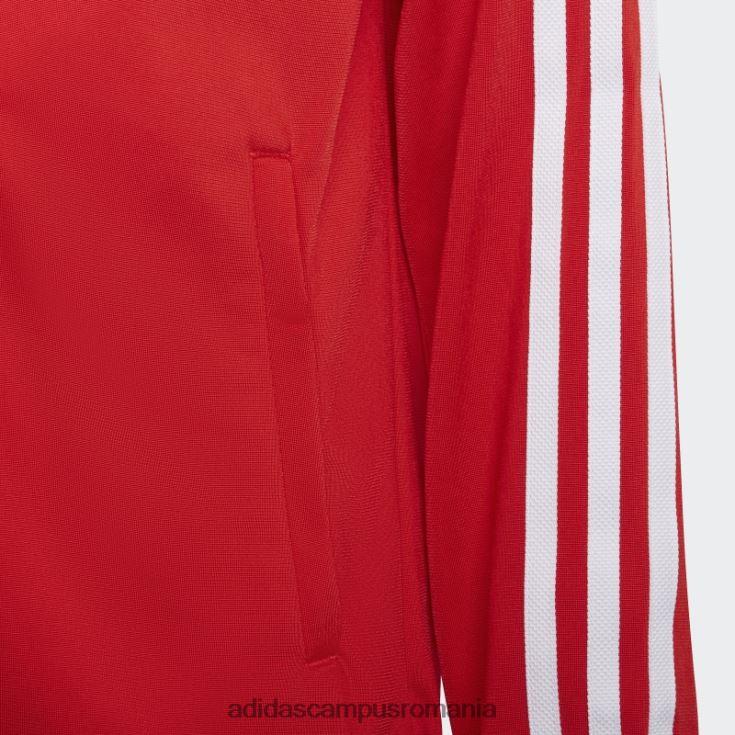adidas campus romania adicolor sst track top roșu adidas copii rosu alb J266N218906