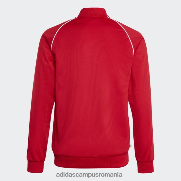 adidas campus romania adicolor sst track top scarlet copii stacojiu J266N218416