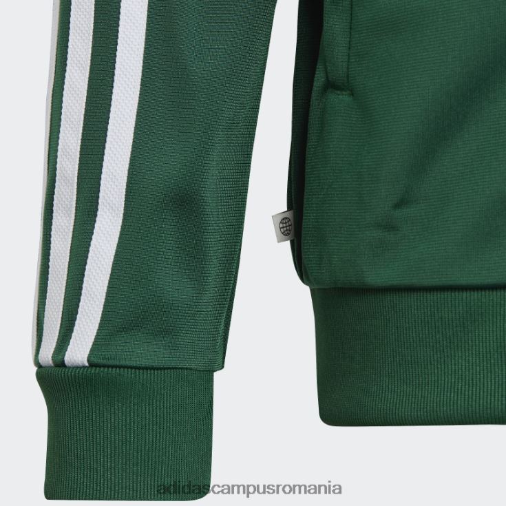adidas campus romania adicolor sst track top verde inchis copii verde inchis J266N219039