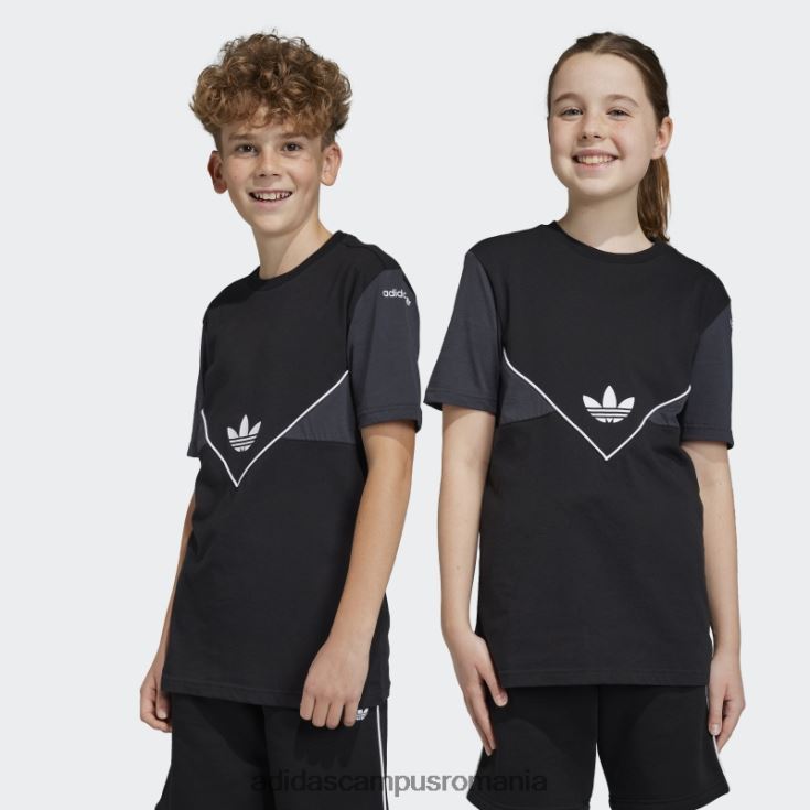 adidas campus romania adicolor tee carbon copii negru/carbon J266N211701