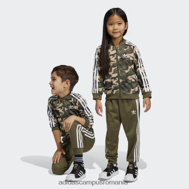 adidas campus romania bej camo sst set adidas copii bej/multicolor J266N219041