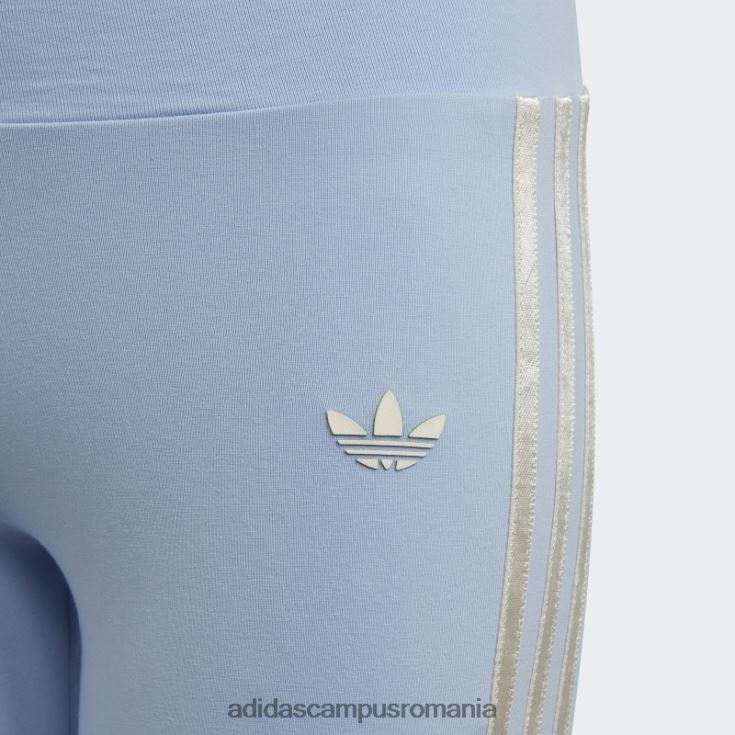 adidas campus romania colanți adidas cu talie înaltă cu imprimeu grafic albastru copii zori albastre J266N23459