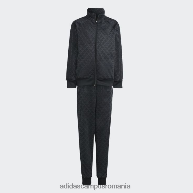 adidas campus romania costum de sport cu imprimeu monogram carbon copii carbon/negru J266N211876