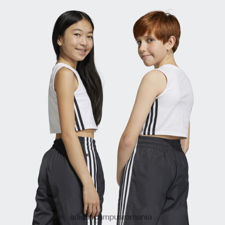 adidas campus romania crop crop alb adicolor adidas copii alb J266N218615
