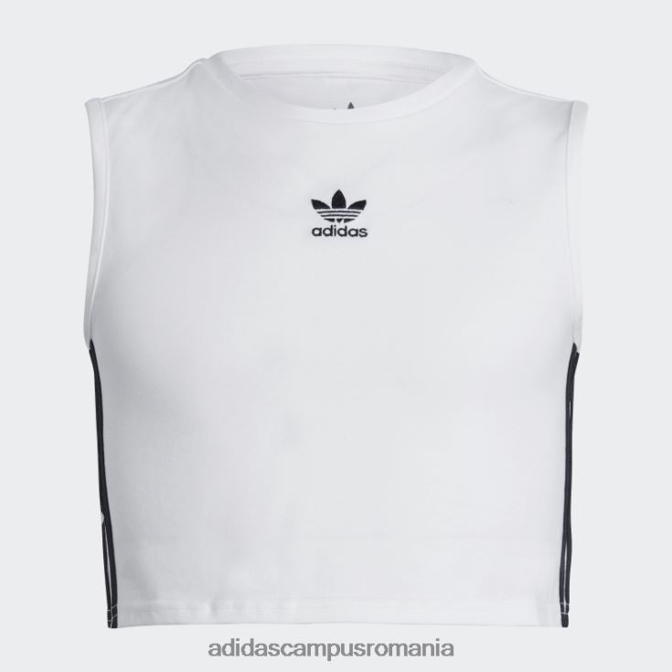 adidas campus romania crop crop alb adicolor adidas copii alb J266N218615