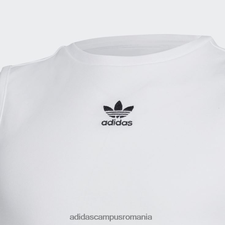 adidas campus romania crop crop alb adicolor adidas copii alb J266N218615