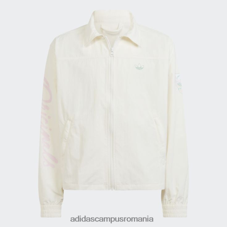adidas campus romania geacă țesătă cu imprimeu grafic alb copii alb J266N211599