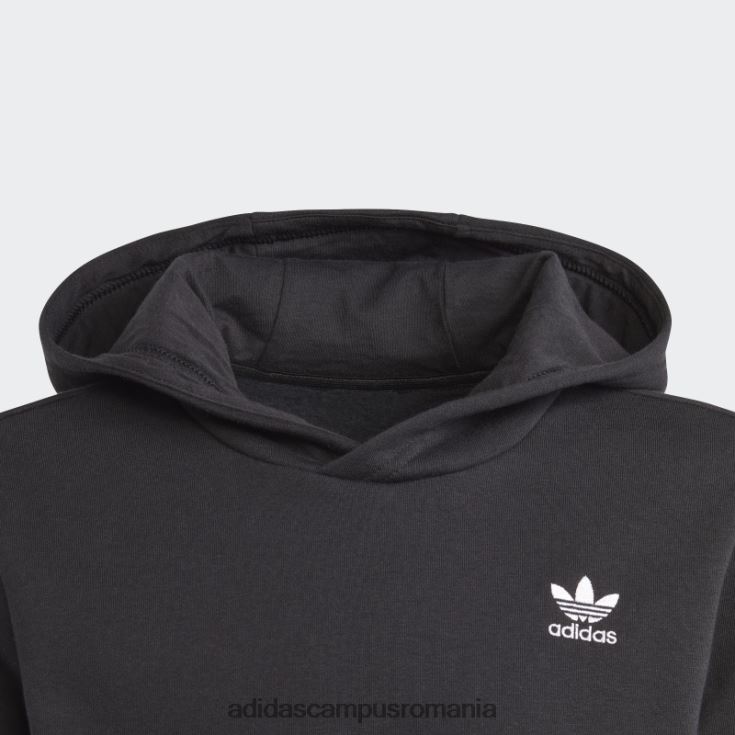 adidas campus romania hanorac adicolor alb copii alb negru J266N211851