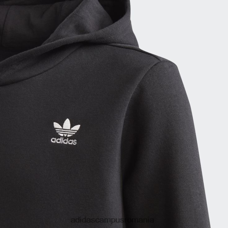adidas campus romania hanorac adicolor alb copii alb negru J266N211851