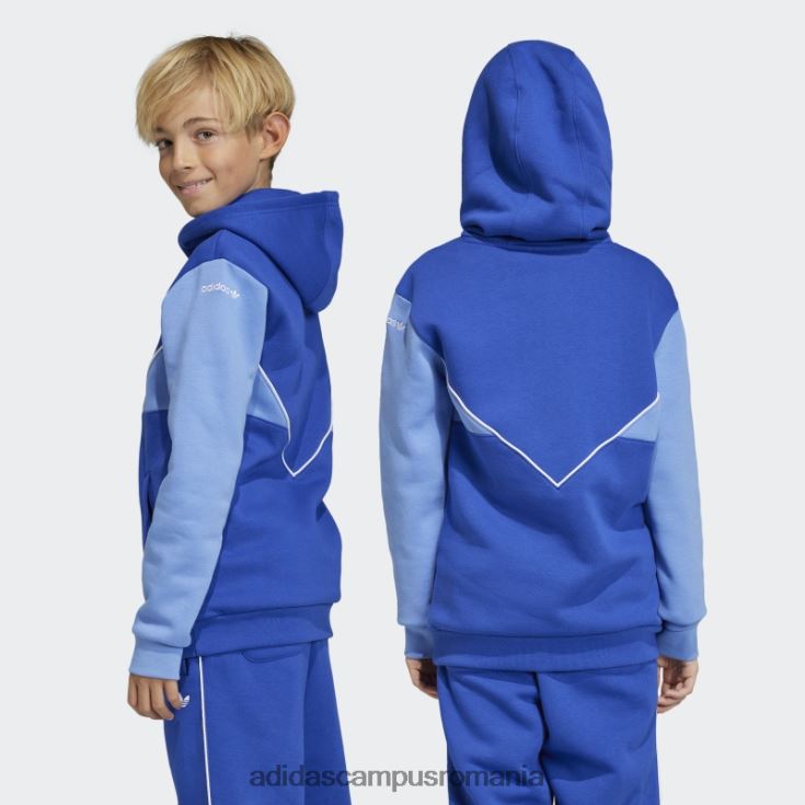 adidas campus romania hanorac adicolor albastru copii albastru J266N218587