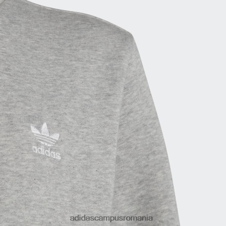 adidas campus romania hanorac adicolor crew gri mediu adidas copii gri mediu J266N218438