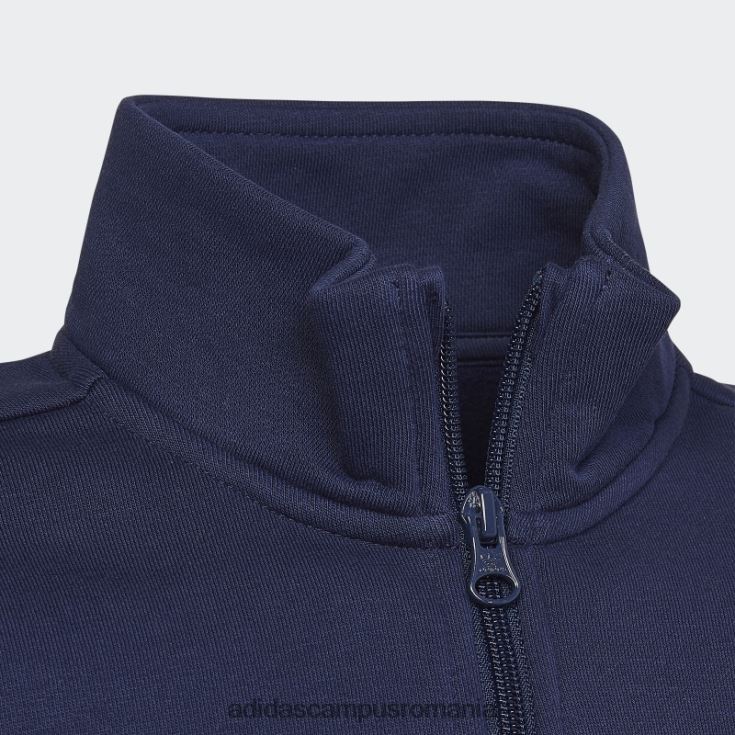 adidas campus romania hanorac adicolor cu jumătate de fermoar noapte indigo adidas copii indigo de noapte J266N218468