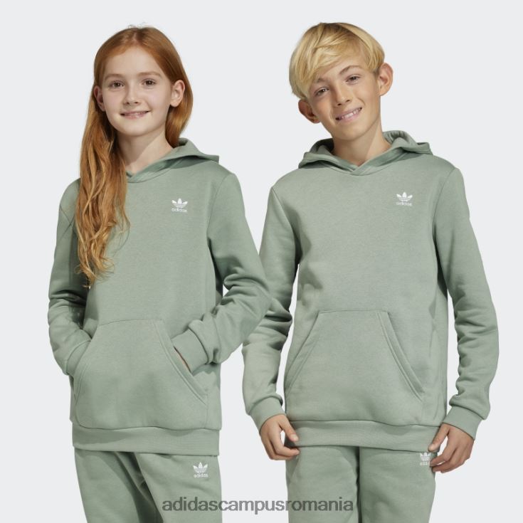 adidas campus romania hanorac adicolor verde argintiu adidas copii verde argintiu J266N211841