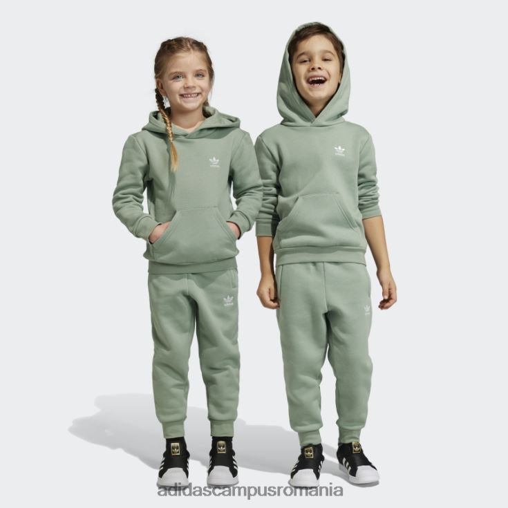 adidas campus romania hanorac adicolor verde argintiu set adidas copii verde argintiu J266N211906