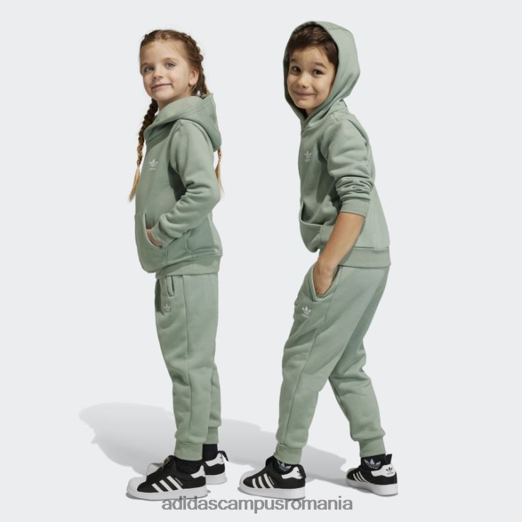 adidas campus romania hanorac adicolor verde argintiu set adidas copii verde argintiu J266N211906