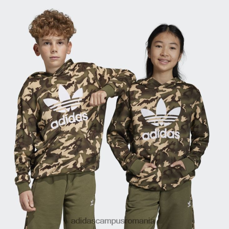 adidas campus romania hanorac camo bej copii bej/multicolor J266N218394