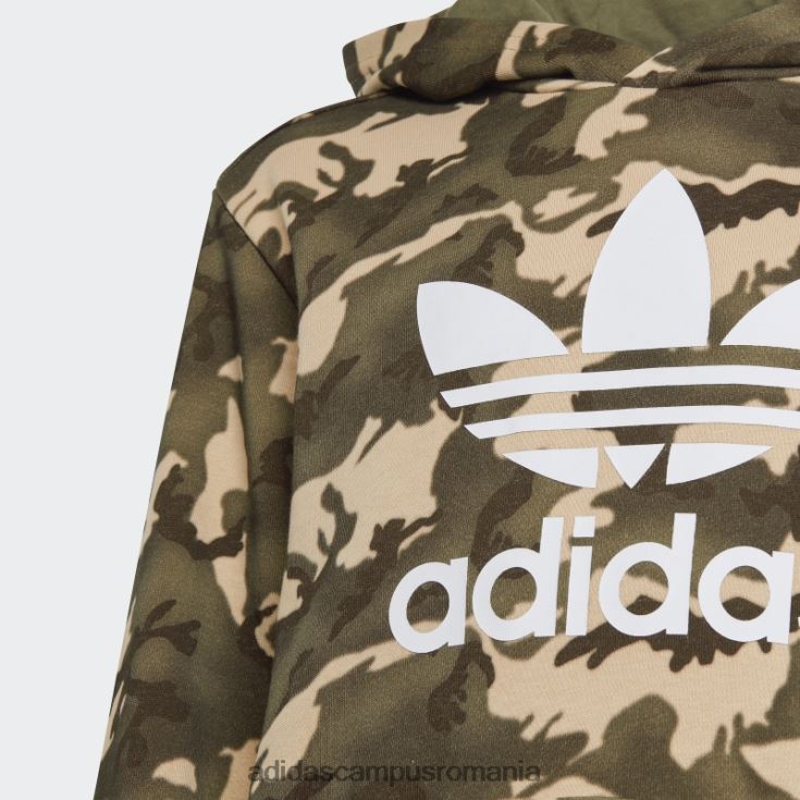 adidas campus romania hanorac camo bej copii bej/multicolor J266N218394